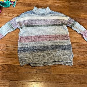 American eagle multi coloured turtle neck, knitted sweater
